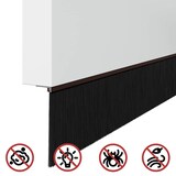 thumbnail of vidaXL Zelfklevende Deurborstels 6 pcs Bruin 100 cm Aluminium Legering