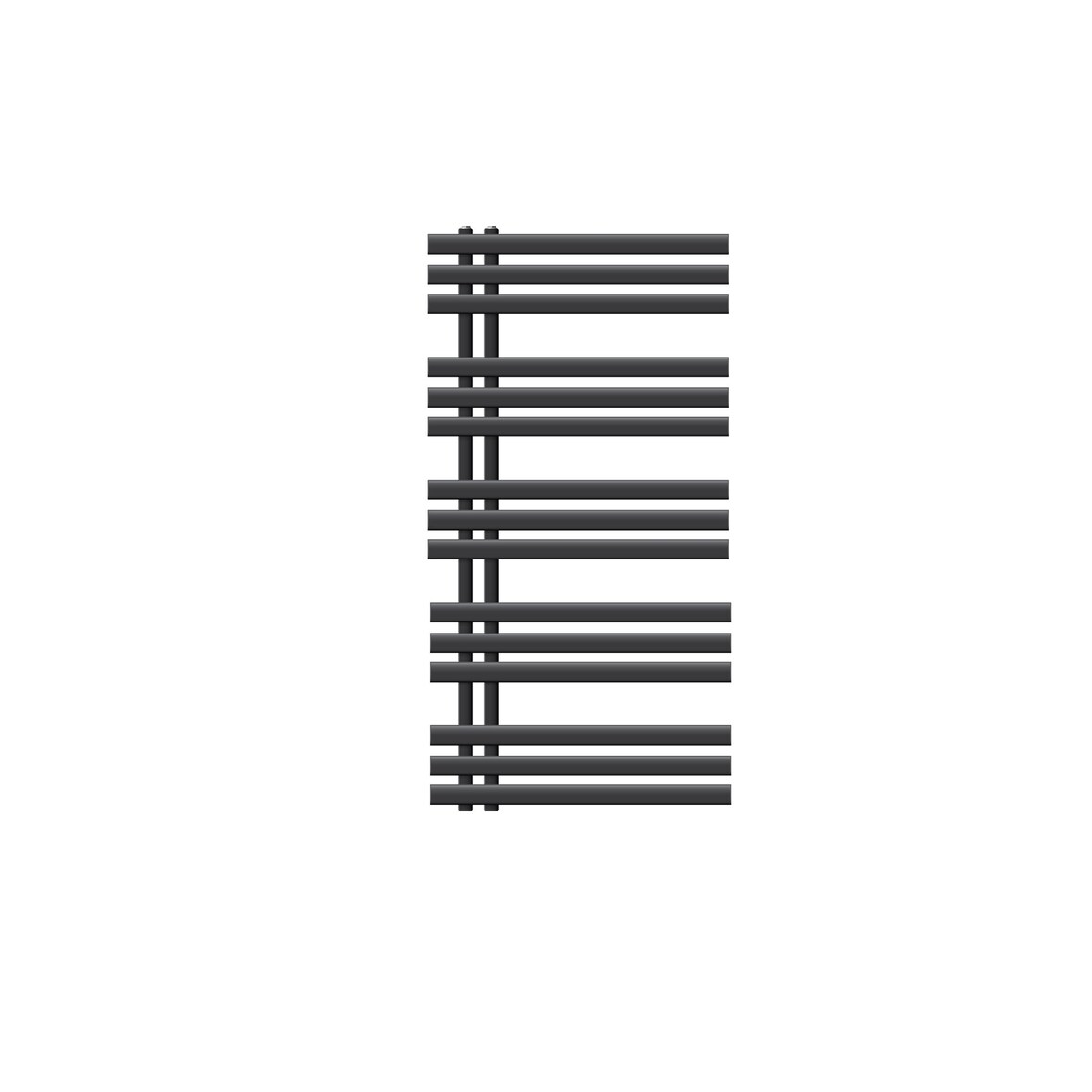 ECD Germany Badheizkörper Iron EM 600×1200 mm Anthrazit, Designheizkörper Paneelheizkörper Radiator, Handtuchwärmer Handtuchtrockner