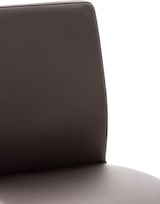 thumbnail of Décoshop26 - Höhenverstellbarer und um 360° drehbarer Barhocker x1 runde Metallplattform brauner PVC-Sitz 10_0004565