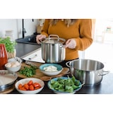 thumbnail of MÄSER Gemüsetopf mit Deckel, Serie Professional, Edelstahl, Durchmesser 20cm, ca 5,0 L Fassungsvermögen, Induktionsgeeignet, Backofenfest, 926098
