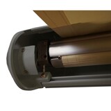 thumbnail of Elektrische Kassettenmarkise T123, Markise Vollkassette 4,5x3m ~ Polyester Creme, Rahmen grau