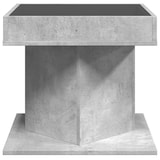 thumbnail of vidaXL LED-Couchtisch Betongrau 50x50x45 cm Holzwerkstoff