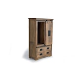 thumbnail of Alacena de estilo industrial en madera de mango y toques en metal