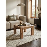 thumbnail of Rustikaler Couchtisch `Nako`: Akazienholz, quadratisch, handgefertigt, pflegeleicht. Beige, 60x60x40 cm | Kadima Design