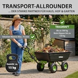 thumbnail of Gartenwagen kippbar 300 kg Handwagen Kippwagen Transportwagen Transportkarre
