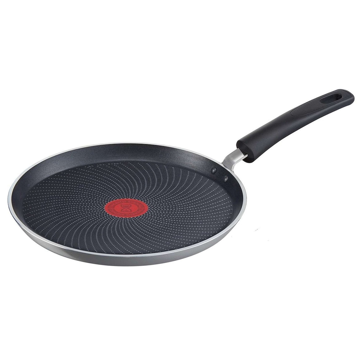Tefal Start & Cook Pfannkuchenpfanne 25cm, Titanium Antihaftbeschichtung, Thermo-Signal, Induktion, Schwarz, C2723823