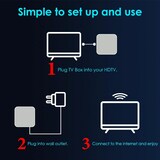 thumbnail of Box Android TV 4K Smart Quad Core 2GB RAM Streaming Ultime YONIS