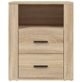 thumbnail of Table de chevet Chêne sonoma 50x36x60 cm Bois d'ingénierie – Modèle Magique