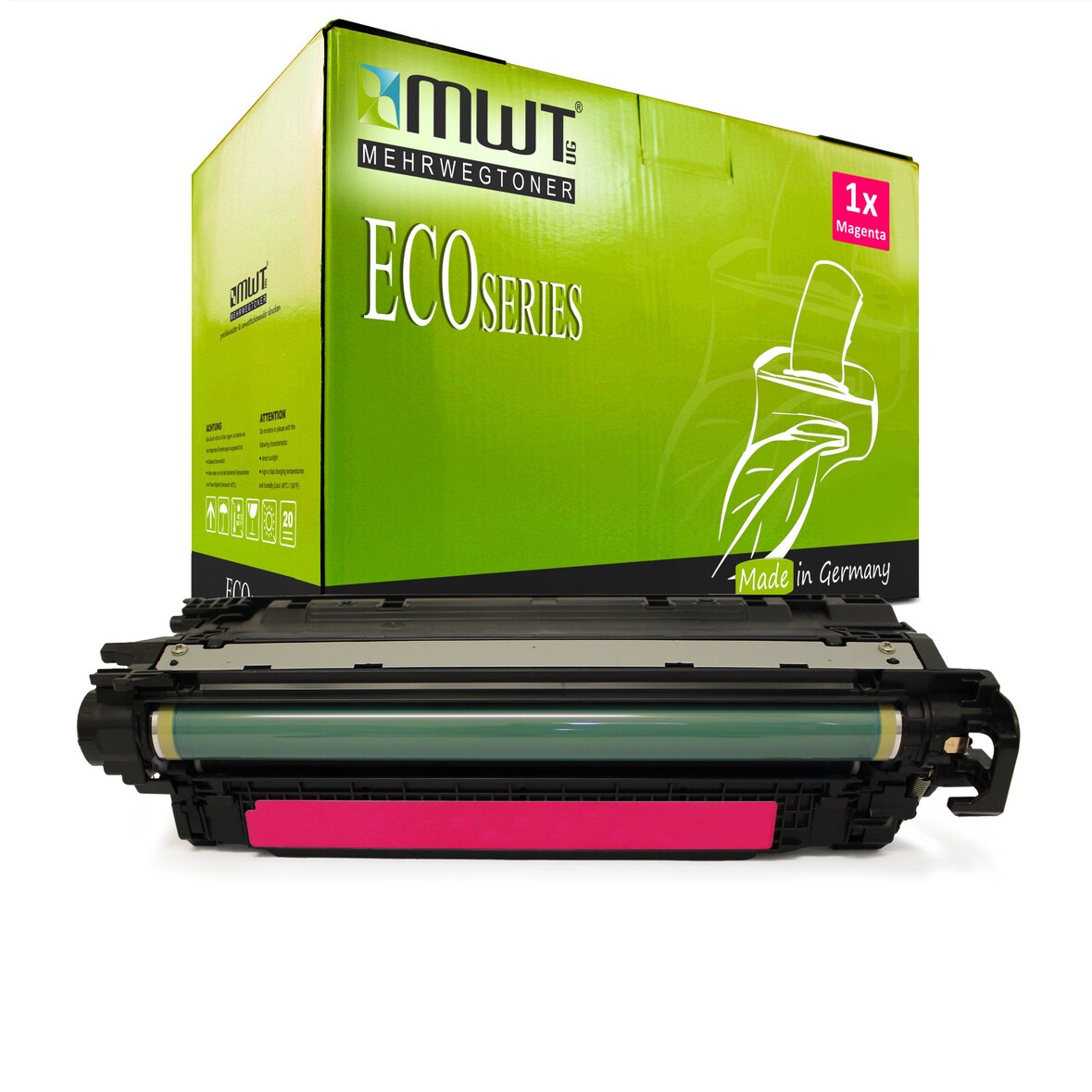 1 Mehrwegtoner kompatible Lasertoner ersetzt HP CF36 508X Magenta