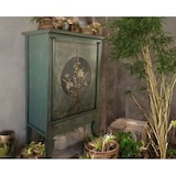 thumbnail of OPIUM OUTLET Möbel Kommode Schrank Sideboard Hochzeitsschrank A600-2 tannengrün vintage asiatisch chinesisch orientalisch Holz