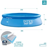 thumbnail of Piscina hinchable INTEX Easy Set 3853 l con depuradora