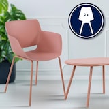 thumbnail of Tuinset Velvena roze/2 stoelen