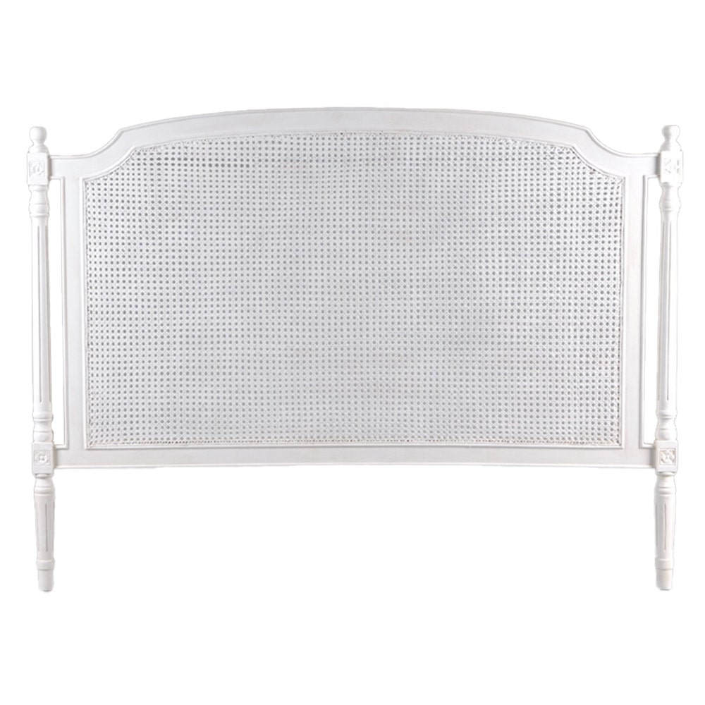 Tête de lit Helena 150 cm -  Blanc Autre forme Bois Amadeus 5.00x160.00 cm