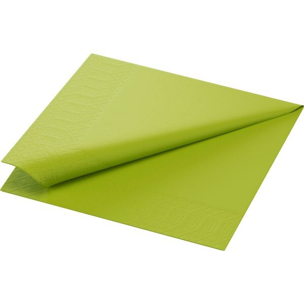 3000 Duni Tissue-Servietten 33 x 33 cm Kiwi 1-lagig