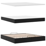 thumbnail of vidaXL Ottoman-Bett mit Matratze Schwarz 160x200 cm Kunstleder