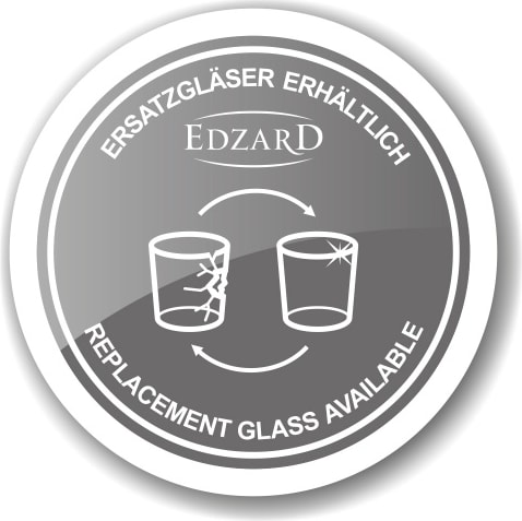 Ersatzglas für Kerzenhalter ist erhältlich.