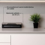 thumbnail of ELMA Envasadora al Vacío Doméstica V Top, Máquina Alimentos con Cortador incluido, Inalámbrica, incluye Rollo Gofrado, 38,5x14,5x8,2 cm, 80W