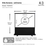 thumbnail of ELITE SCREENS Beamer Leinwand ,/ezCinema - Mobile Kofferleinwand /60/geeignet für: Normale Projektoren
