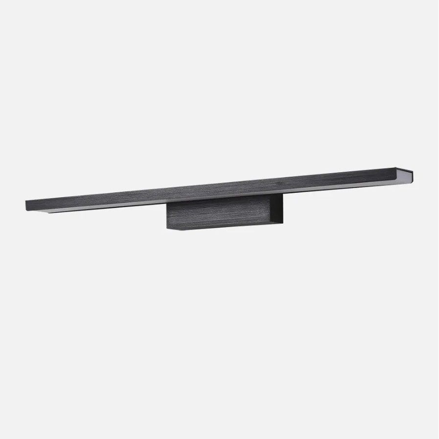 Aplique de Pared Baño Fabrilamp Acebo Negro 22W LED 4000k 56cm