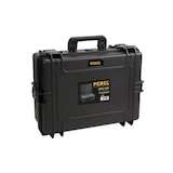 thumbnail of Hartschalen-Koffer, wasserdicht (IP67), Noppenschaumstoff, Rasterschaumstoff, 4 Schlösser, Polypropylen, Schwarz, 594 x 473 x 270 mm
