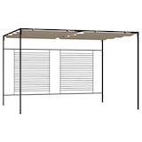 thumbnail of vidaXL Pavillon mit Ausziehbarem Dach 3x4x2,3 m Taupe 180 g/m²