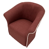 thumbnail of Mauro Ferretti - poltrona girevole siena bordeaux cm 83,5x66x80 (seduta altezza cm 42) - 142866000B