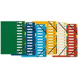 thumbnail of Exacompta Ordnungsmappe HARMONIKA mit ausgestanzten Fenstern und Gummizug , aus Colorspan-Karton, mit 12 Fächern, für DIN A4