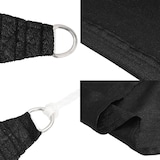 thumbnail of Voile d'ombrage 160 g/m² Noir 3x6 m PEHD Modèle Terrasse Iota