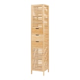 thumbnail of Helloshop26 - Armário de coluna para banheiro em bambu 180 x 35 x 35 cm 03_0009948