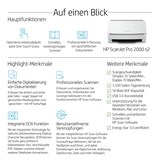 thumbnail of HP Scanjet Pro 2000 S2 Scanner 600 X 600 Dpi A4 Black, White (6FW06A)