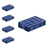 thumbnail of PROREGAL 5x VDA KLT Kleinladungsträger mit Verbundboden & Auflagedeckel | HxBxT 14,7x40x60cm | 22 Liter | KLT