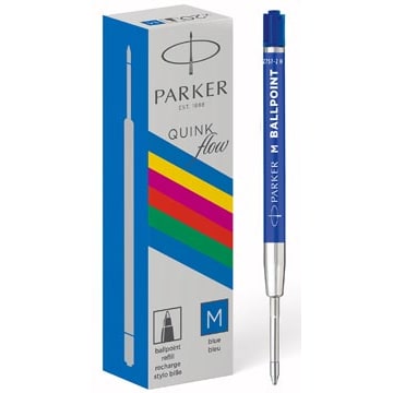 PARKER Quinkflow Basic recambio bolígrafo caja de 20 recambios M azul 2166550