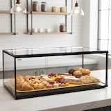 thumbnail of MBH - Vitrina expositora neutra de bancada profissional 55 cm. Expositor neutro com LED de balcão 1 andar para bar, restauração e hoteleria.