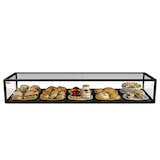 thumbnail of MBH - Neutrale vitrine 120 cm 1 etage voor de horeca. Neutrale glazen vitrine voor gebak en bakkerij.