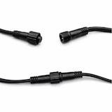 thumbnail of Guirlande 50 mètres guinguette IP65 50 ampoules G45 LED plastique 1W blanc chaud 2700K câble noir prolongeable