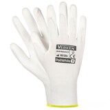 thumbnail of 12 Paar Montagehandschuhe Arbeitshandschuhe Polyester Polyurethan L-9 weiss