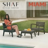 thumbnail of SHAF - Conjunto de cadeiras e mesa em grafite Miami
