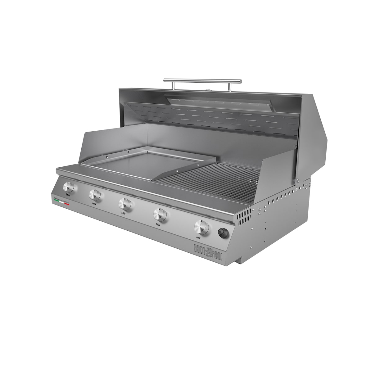 FRY TOP 1000 d'appoggio piastra teppanyaki gpl / metano piano di cottura 950x450