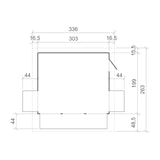 thumbnail of Quiosco de madera M150BZ – 303 x 199 cm – 6 m²