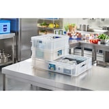 thumbnail of METRO Professional Eurobox, polypropyleen, 60 x 40 x 12 cm, netto inhoud: 20 L, stapelbaar, transparant