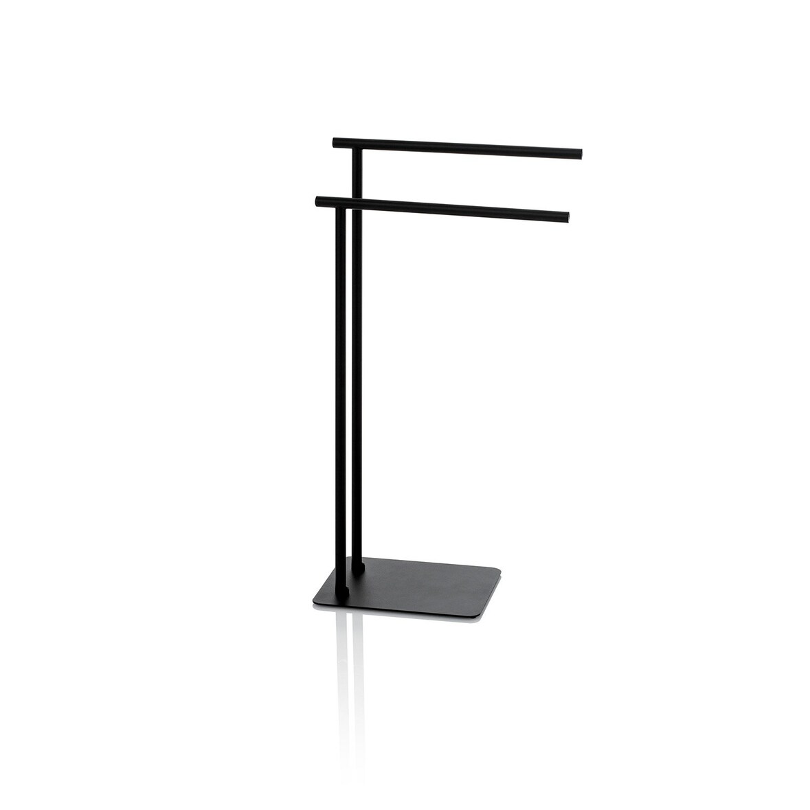 AQA Design Portasciugamani in metallo RALF nero cm. L.43,5 P.24 H.80 MP01903