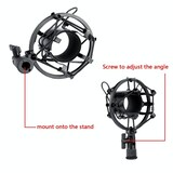 thumbnail of Microphone De Studio Professionnel Avec Support Antichoc Et Port Écouteurs 3.5mm Noir YONIS