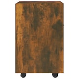 thumbnail of vidaXL Beistellschrank mit Rollen Räuchereiche 33x38x60 cm