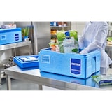 thumbnail of METRO Professional Thermobox GN 1/1, EPP, 40 L, Toplader, mit Kühlakku-Deckel und Kunststoffeinlage, blau