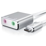 thumbnail of Primewire Externe Soundkarte USB C, USB Typ C auf Klinke 3,5mm, Kopfhörer Adapter, Audio zu USB Adapter, DAC, kompatibel mit Samsung, Huawei UVM.