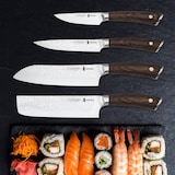 thumbnail of 3 Claveles Sakura - Juego Premium de 4 Cuchillos Acero Forjado con Hoja Martilleada