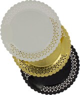 thumbnail of MONOUSO - Piatto Pizzo di Carta Tondo Oro 38 cm (1 Pezzo)