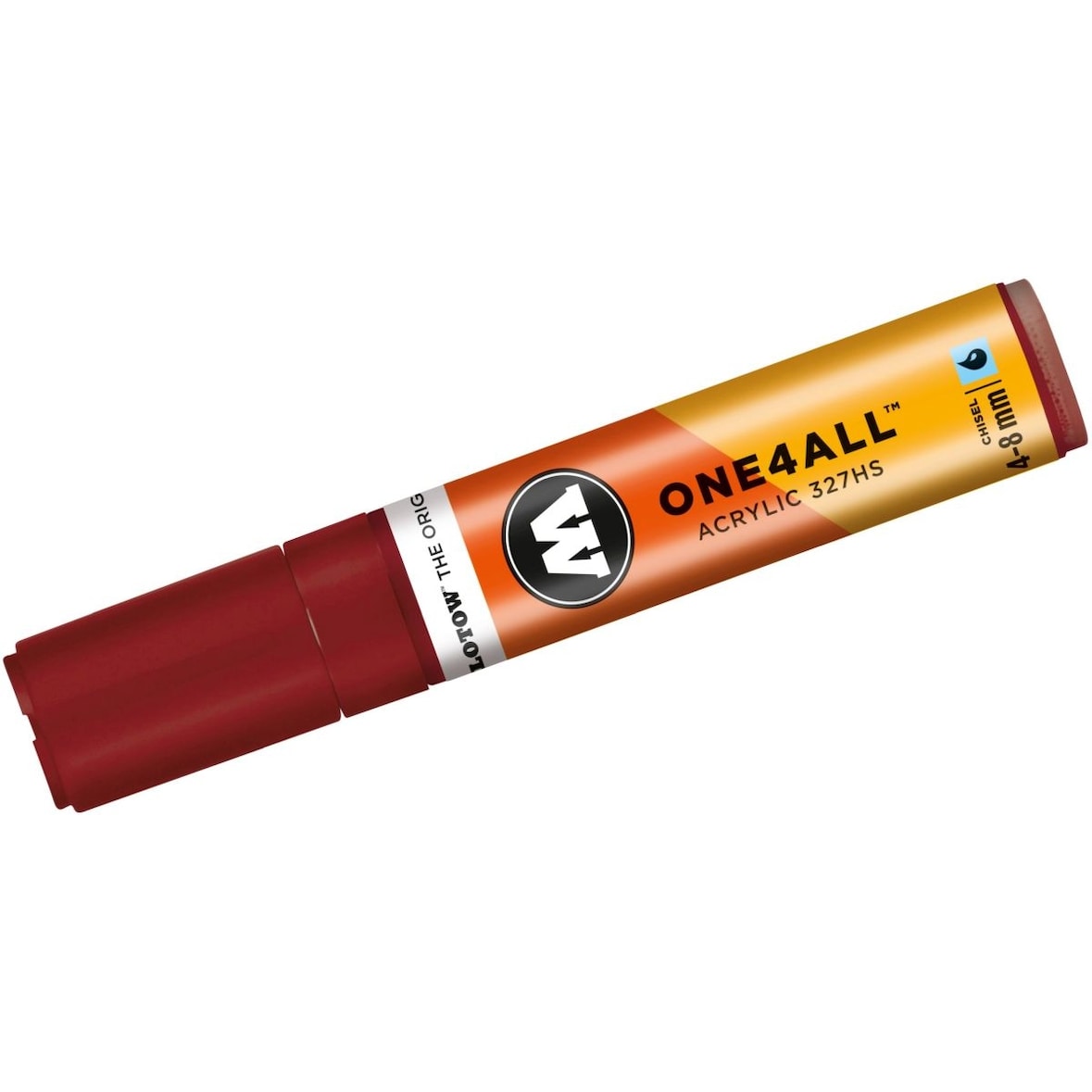Permanentmarker ONE4ALL 327 HS nachfüllbar 4-8 mm burgund Packung mit 6 Stück