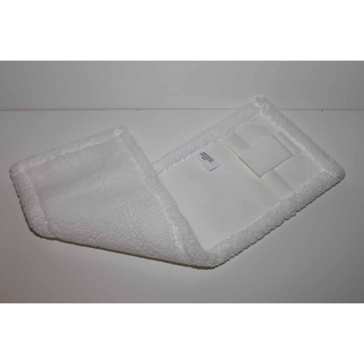 CleanSV® Laschenmop Laschenmikrofasermop 50 cm weiß mit Lasche und Tasche