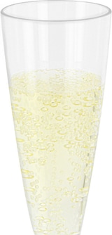 thumbnail of MONOUSO - Mehrweg Sektglas aus PS Fuß Rot 140ml 2-teilig (20 Stück)